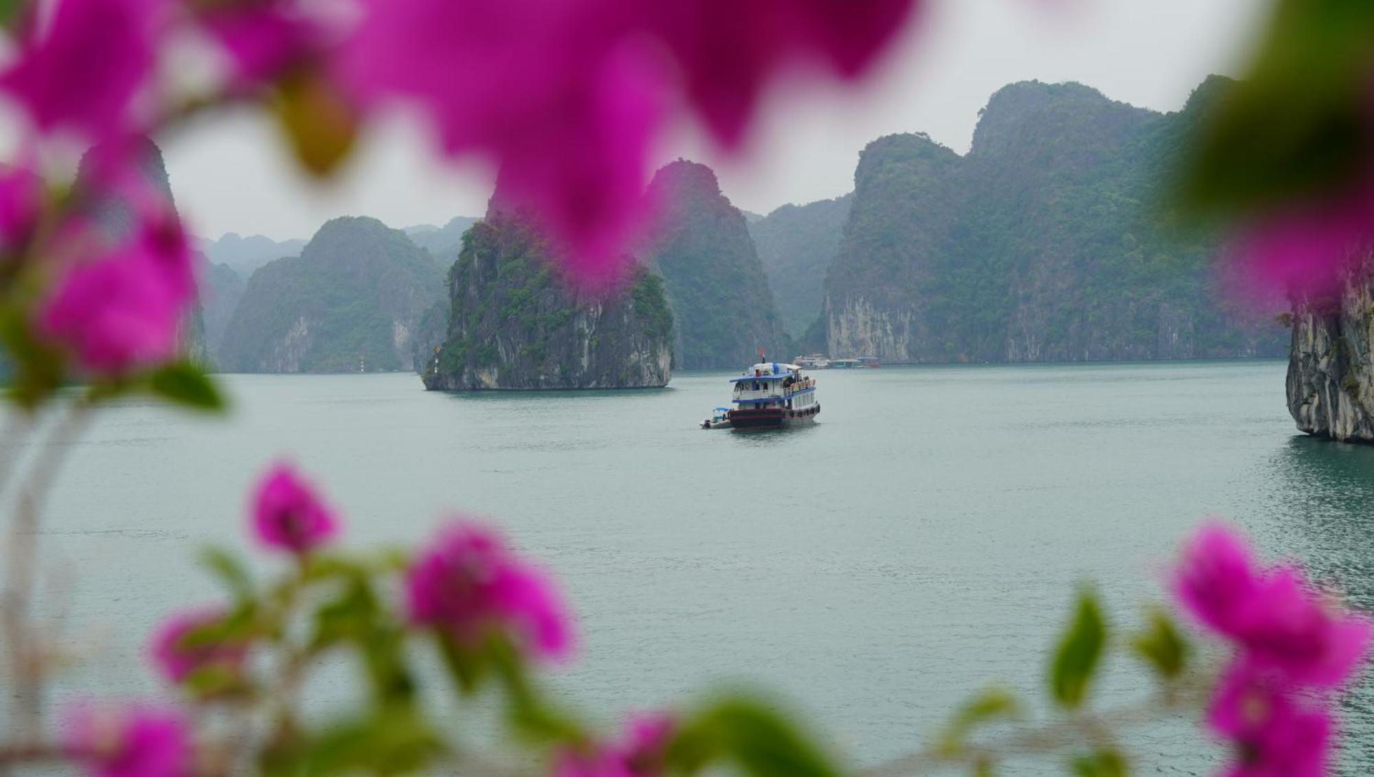 Cat Ba Plaza Hotel Dong Khe Sau Exteriör bild